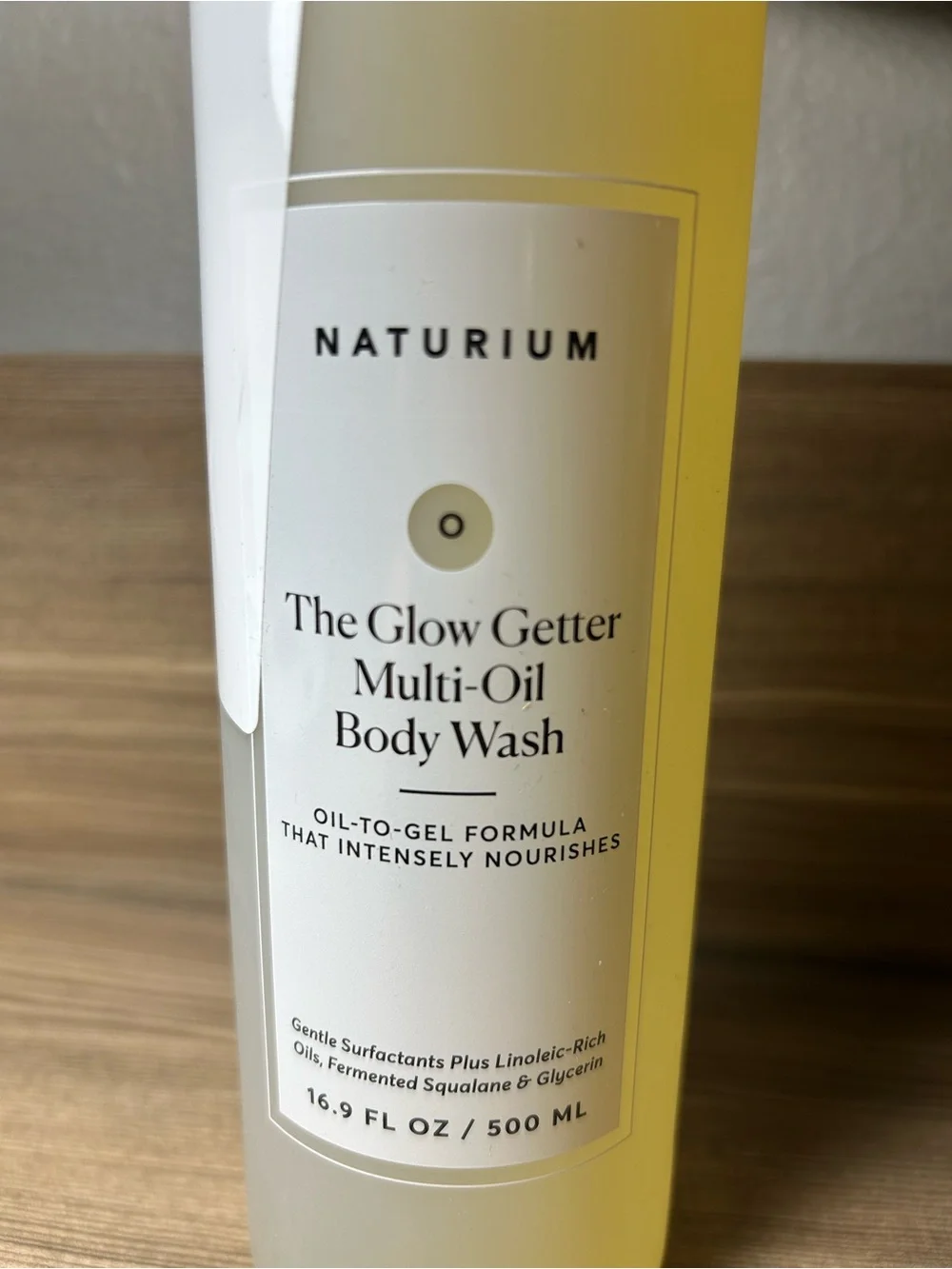 Naturium The Glow Getter Multi-Oil Body Wash — Nourishing Yellow Body Wash